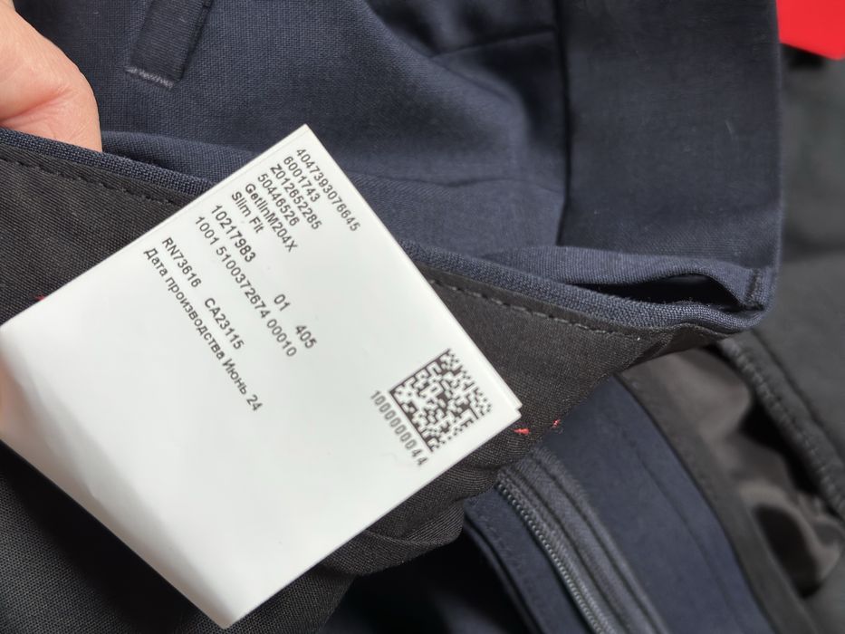Hugo Boss GetlinM204X брюки чоловічі оригінал вовна slim fit M (48)
