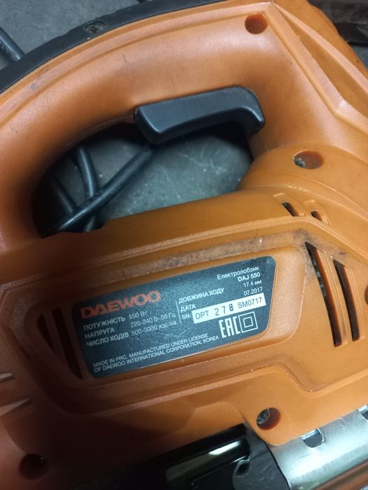 Продам электролобзик фирмы "Daewoo"