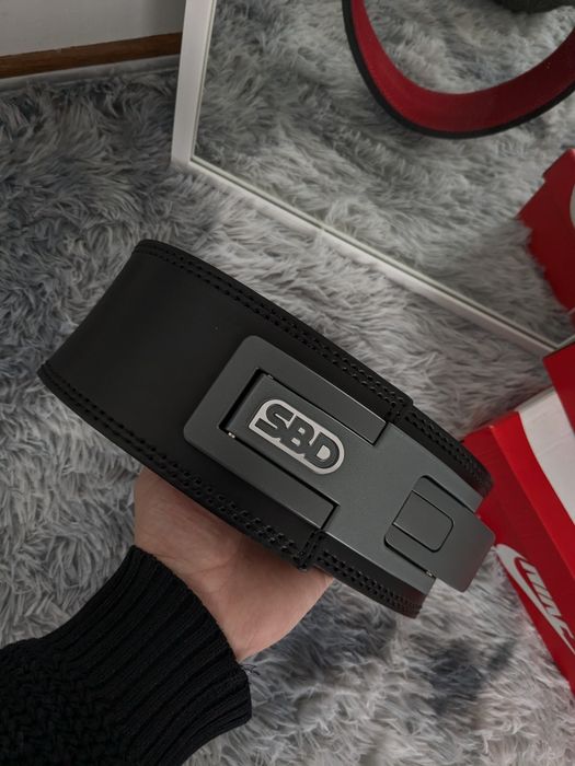 Пояс SBD 13mm Lever Belt — Розмір M — Новий (Чорний/Червоний)