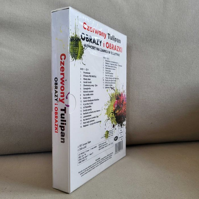 DVD CD Czerwony Tulipan Obrazy i obrazki Koncert na Zamku w Olsztynie