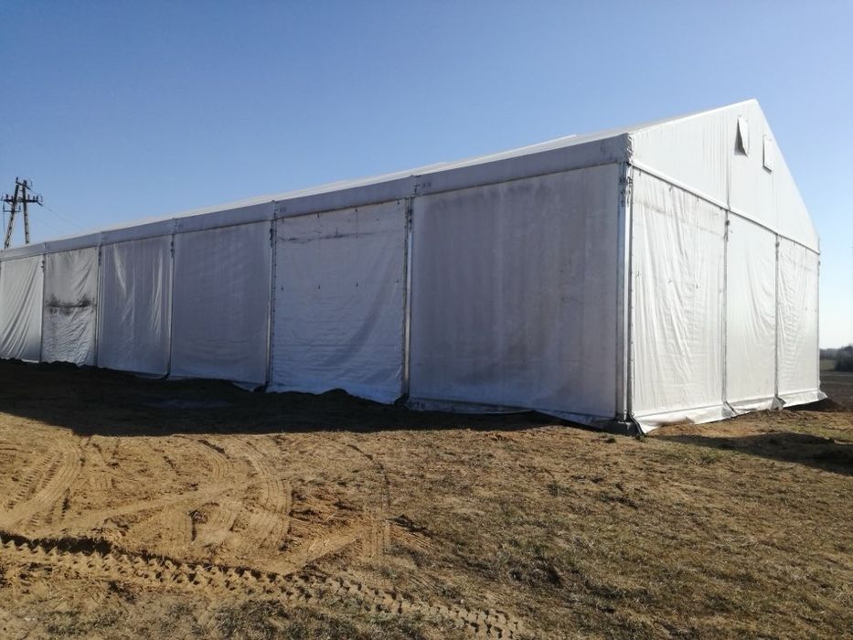 Hala namiotowa 32 x 15 x 5 (wys 7m) solidna