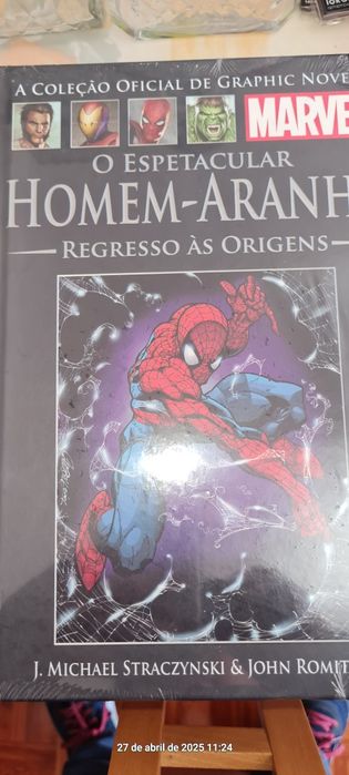 Vendo livro "O Espectacular Homem-Aranha - Regresso às Origens
