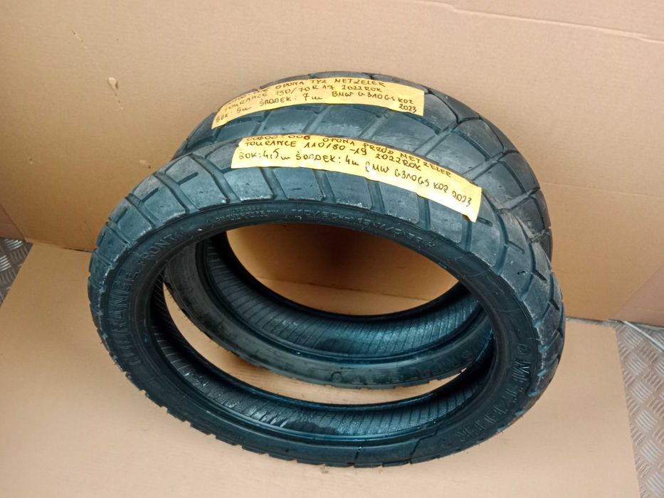 Opony Motocyklowe Metezeler Tourance Przód 110/80-19  Tył 150/70-17 2022 ROK