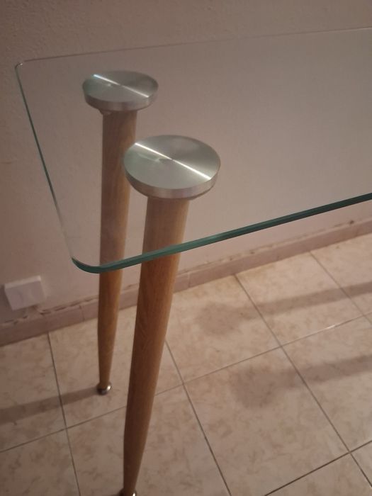 Mesa de apoio - vidro