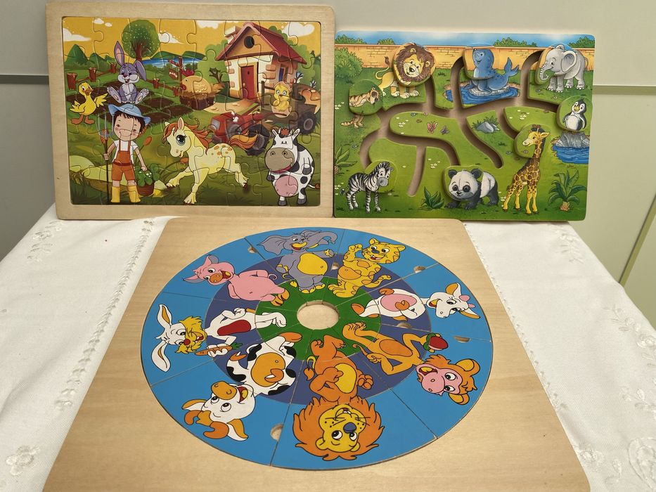 Brinquedos Montessori Puzzles e quebra-cabeças bebe e crianca