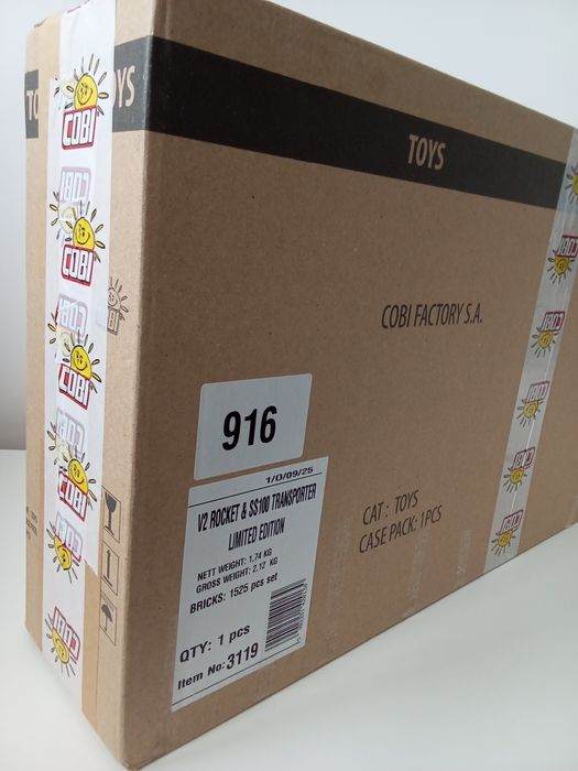 Cobi 3119 zestaw kolekcjonerski, fabrycznie nowy. Rakieta V2