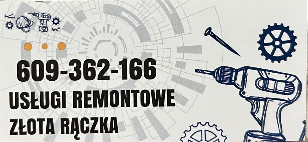 Złota Rączka/Malowanie  Kafelkowanie remonty naprawy prace ogrodowe