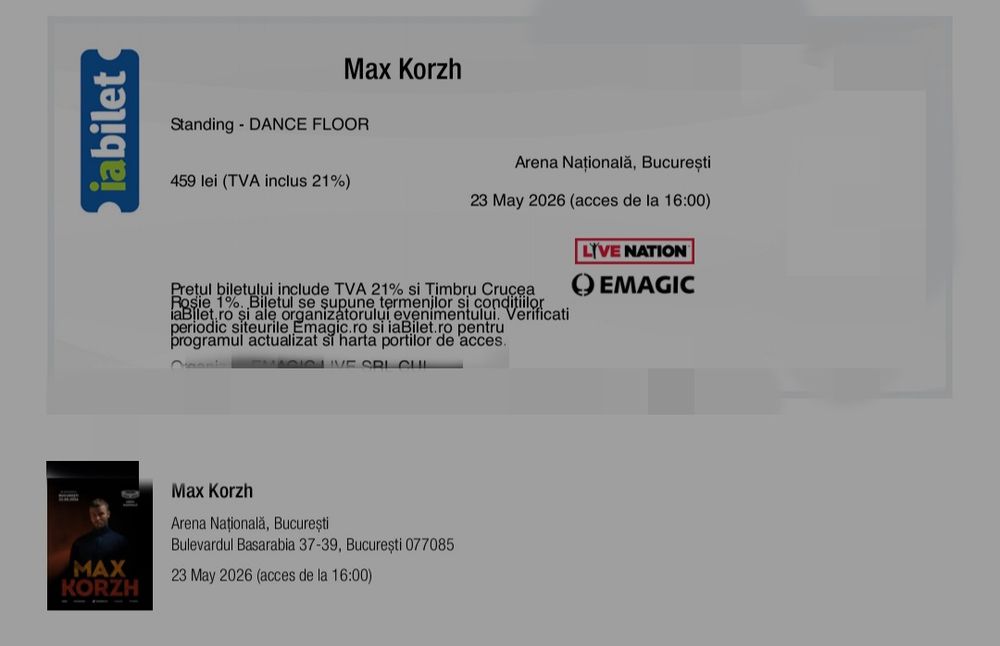 Білети на концерт Макс Корж