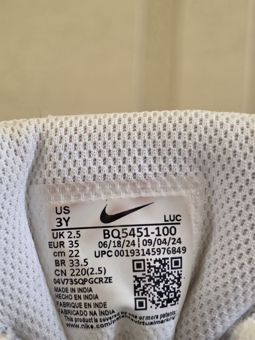 Дитячі кросівки Nike Court Borough Low 2 оригінал р.35