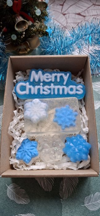 Набори щюз мила ручної роботи. Новорічні набори