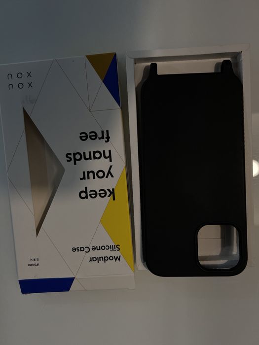 Czarne etui, case 14 pro max XOUXOU