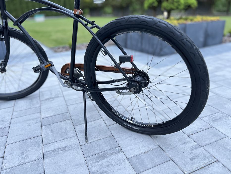 Rower cruiser custom 26 cali wyjątkowy  czarny mat