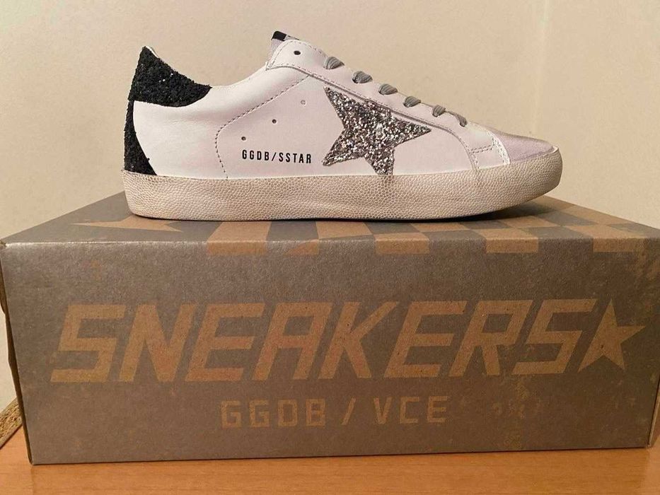 Sapatilhas brancas em pele, unisexo