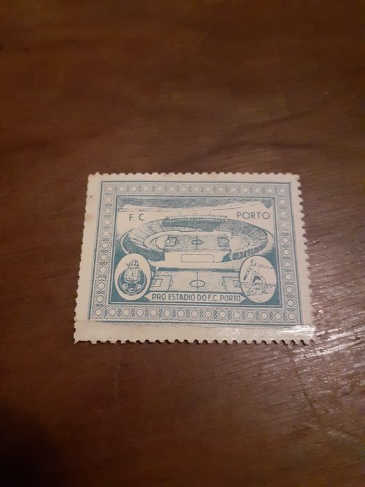 Vinheta anos 40 Estádio das Antas angariação de fundos raro