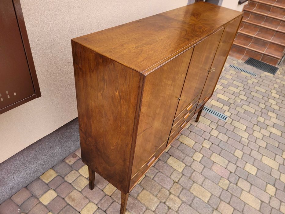 Mid Century Komoda Tekowa Dania Lata 50 Design
