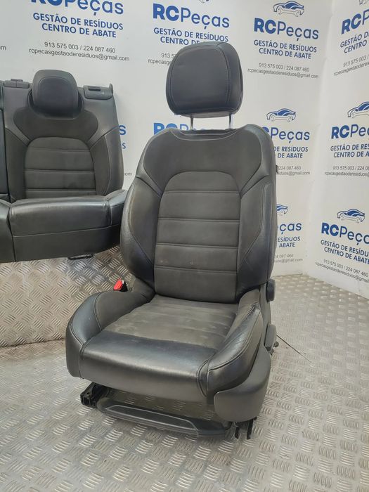 Conjunto Bancos Pele Alcantra Frente Frontais Tras Traseiros Citroen DS DS5 Sport 2011 a 2018