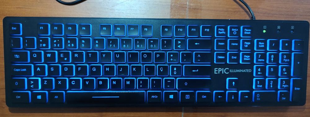 Teclado MK PLUS TG8120EPIC USB - Teclado Numérico Envio Grátis