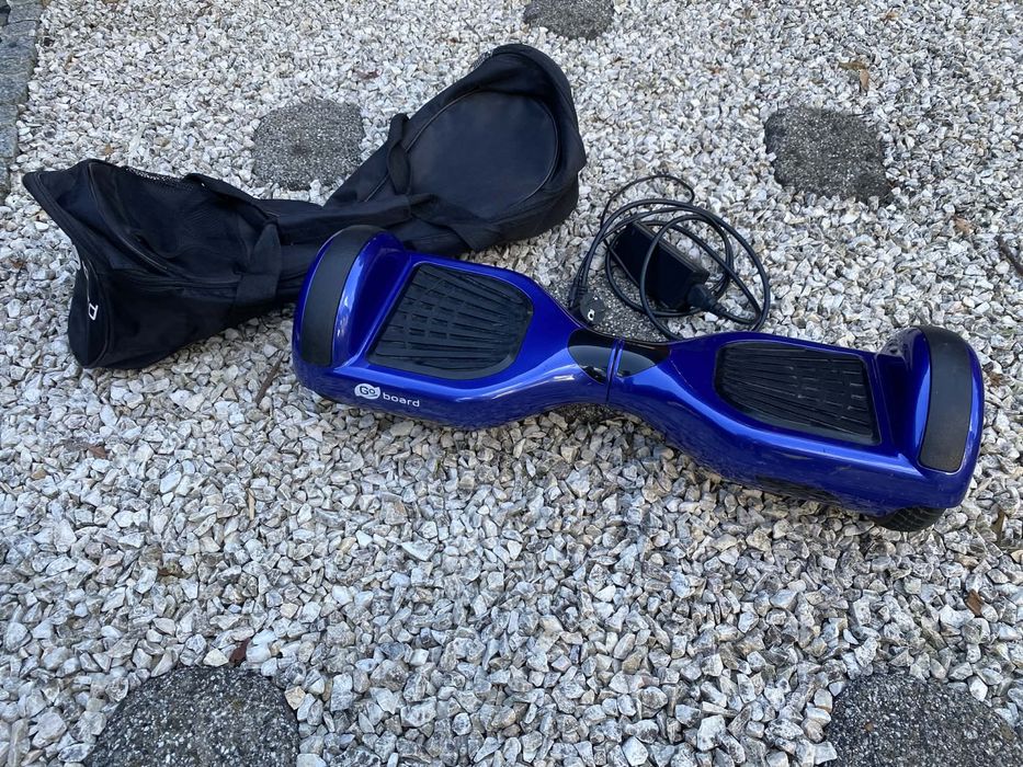 Hoverboard GoBoard Standard 6,5" niebieski + ładowarka + torba