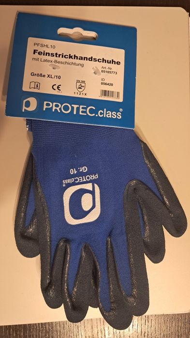 Rękawiczki podgumowane PROTEC.class rozmiar 10/XL