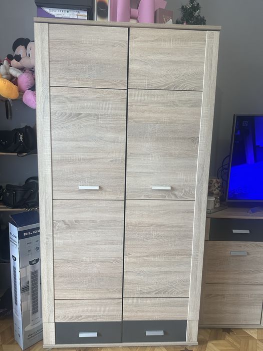 Komplet mebli jasne drewno