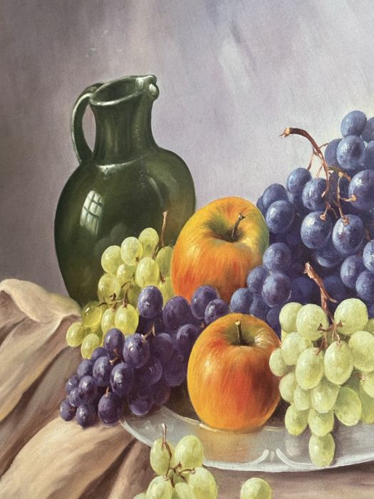 Martwa natura E. Krüger z okresu międzywojennego