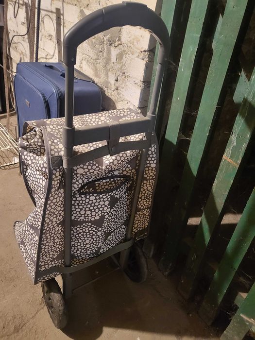 Torba na zakupy na kółkach.  Stan dobry.