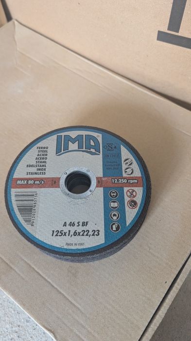 Круг відрізаний по металу 125х1.6мм 10шт