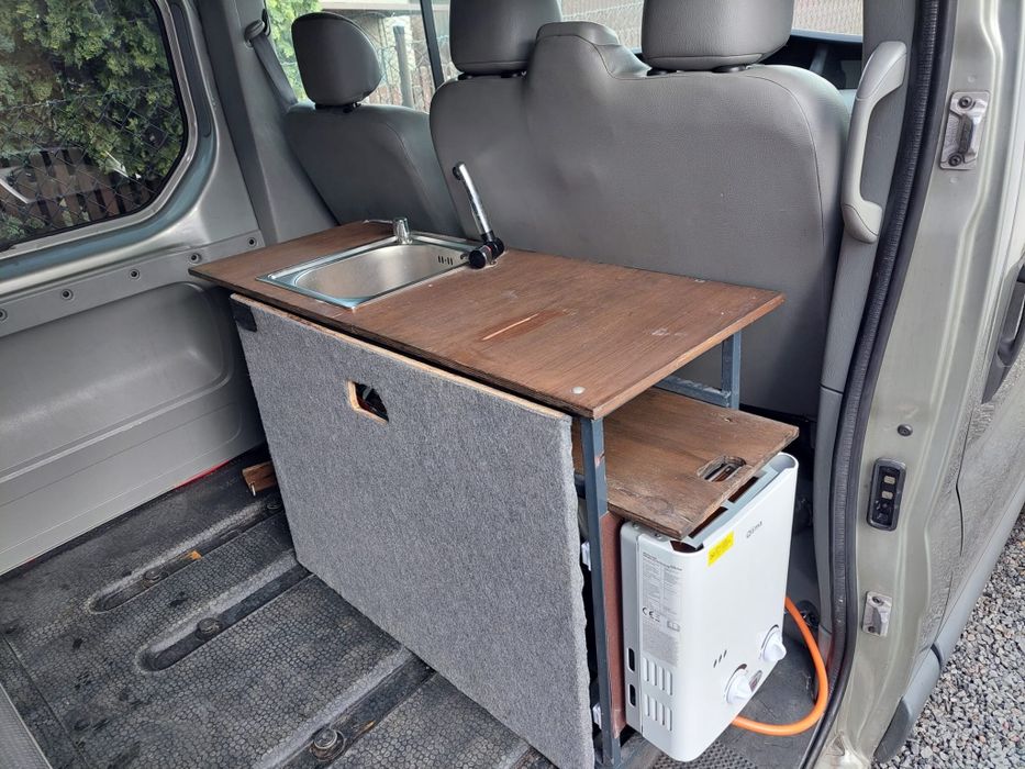 Kuchnia do busa campervan Vivaro Trafic Primastar zlew podgrzewacz