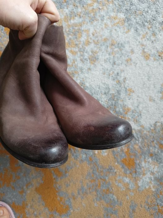 Botki skórzane Ecco rozm. 39