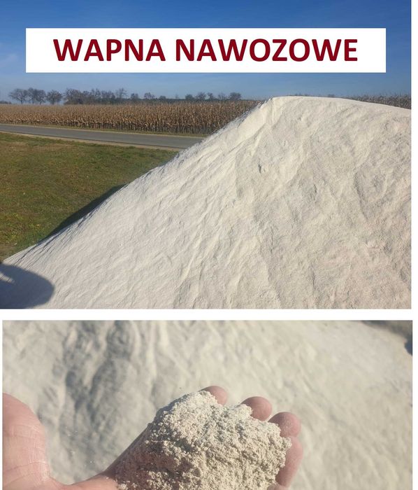 Wapno Nawozowe Węglanowe, Magnezowe, Kreda - PROSTO Z KOPALNI ! SUCHE - LUZEM- TRANSPORT!