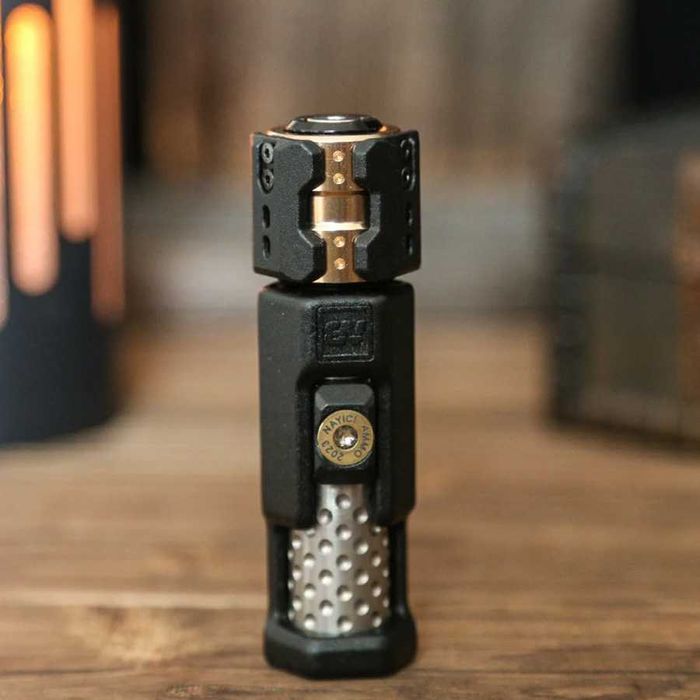 EDC Фіджет іграшка 3в1 ВАЙПЕР спінер слайдер магнітний Fidget Toy антістрес клацалка (чорний)