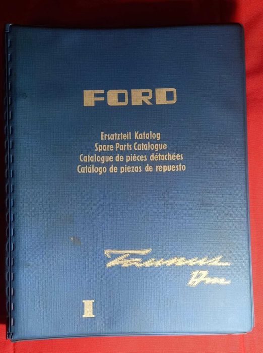 Catálogo de peças do Ford Taunus 17m