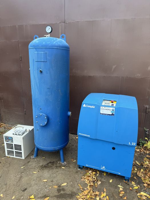 Гвинтовий компресор 16 бар. для лазерного станка