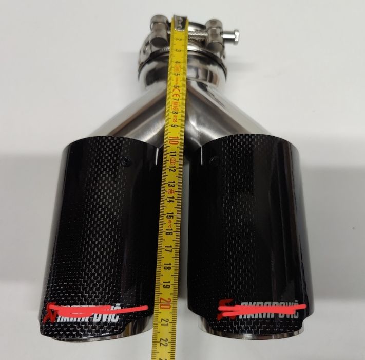 Ponteira tipo akrapovic auto ( ler descrição)