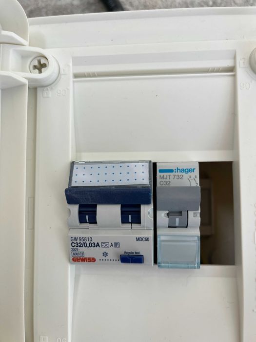 Wallbox + Quadro + Disjuntor + Diferencial