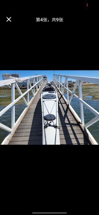 5.5m caiaque fibra de vidro