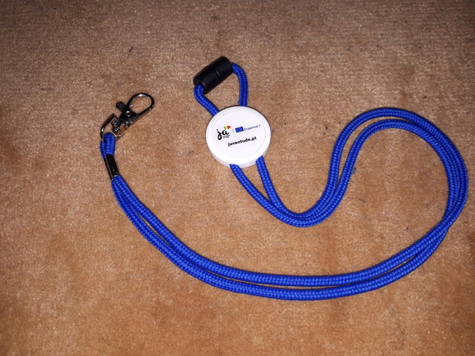 Porta chaves fio pescoço erasmus +