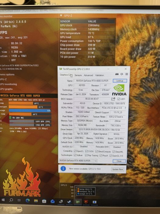 Asus proArt RTX4080s super