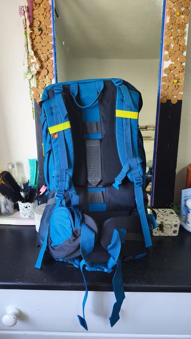 Mochila campismo 60 litros - Usada apenas 1 vez