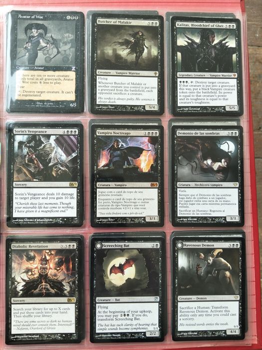 Coleção cartas Magic the gathering