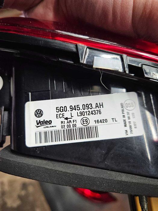 Комплект задніх ліхтарів VW Golf Гольф 7 USA