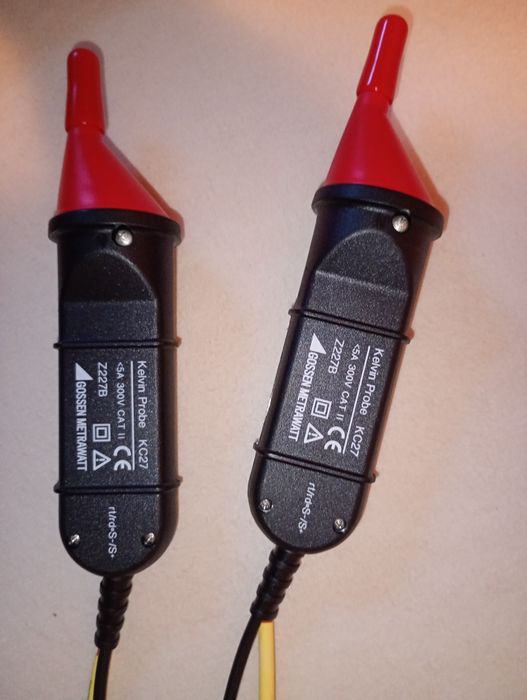 gossen metrawatt sonda kelvin kc27-set