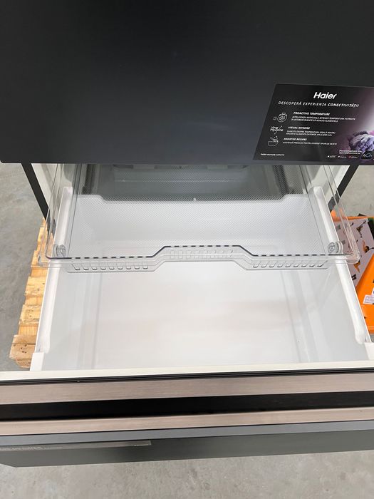 Lodówka Haier 3-drzwiowa HTW7720ENMB no frost 483 l 37 dB czarna