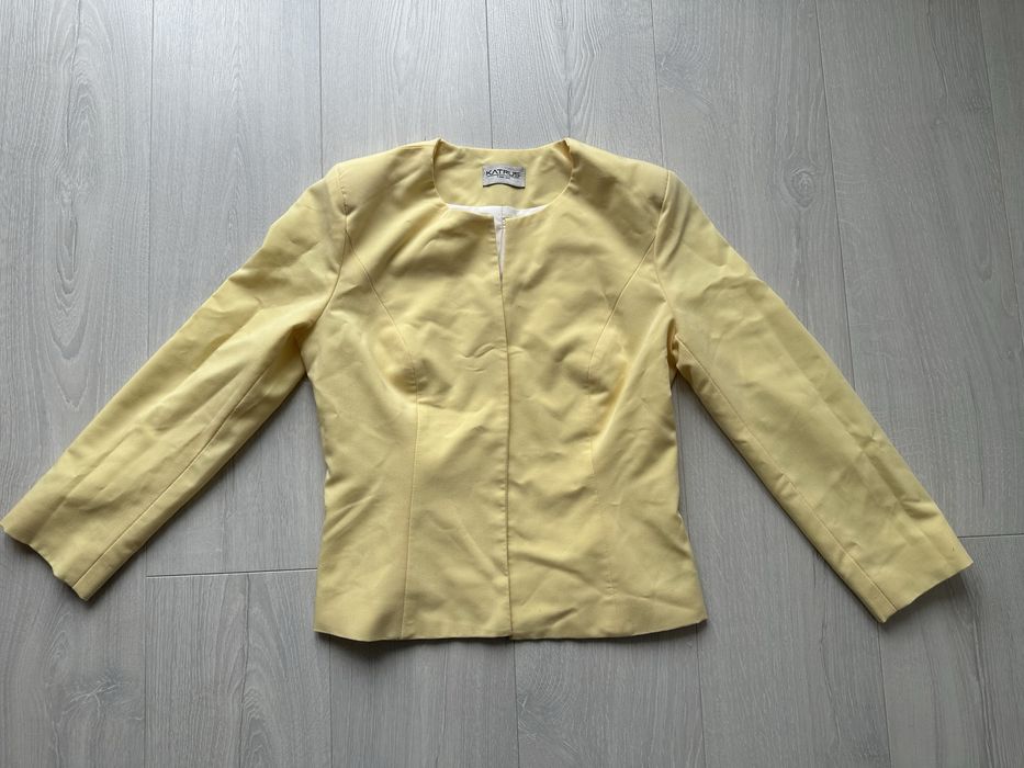 Marynarka żółta damska