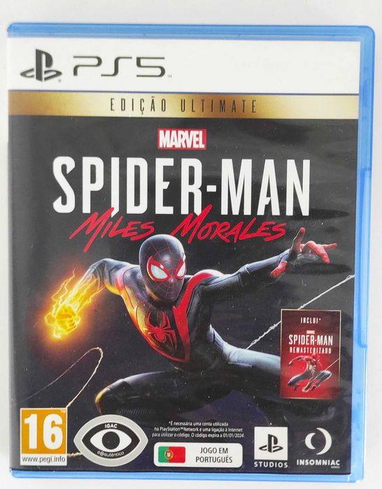 Marvel Spider-Man Miles Morales - Ultimate Edition  - PS5 - Jogo - 24H Envio