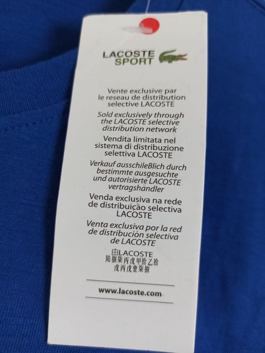 Lacoste bluzka męska długi rękaw S,