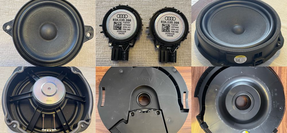 Zestaw głośników Audi Q3 Sound System z subwooferem