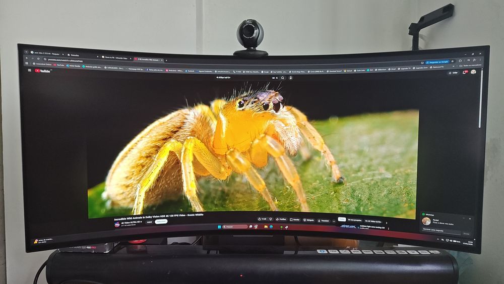 Monitor Curvo LG UltraGear 34GS95QE OLED 34" UWQHD 21:9 240Hz FreeSync
