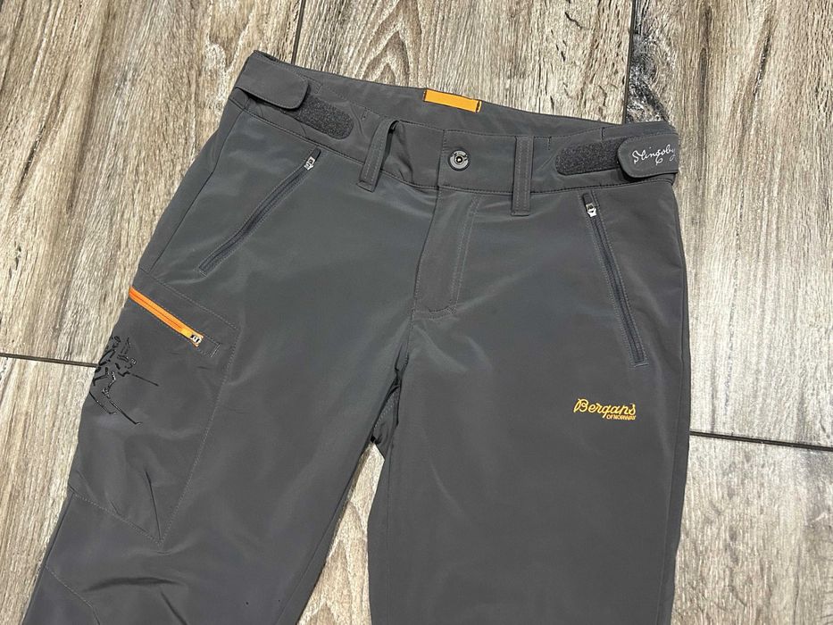 BERGANS TORFINNSTIND Damskie Spodnie Softshellowe Trekkingowe roz S