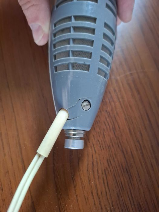 Stereo Rocket - stereofoniczny mikrofon dynamiczny Philips EL3752/00 Holandii lata 60. XX wieku.